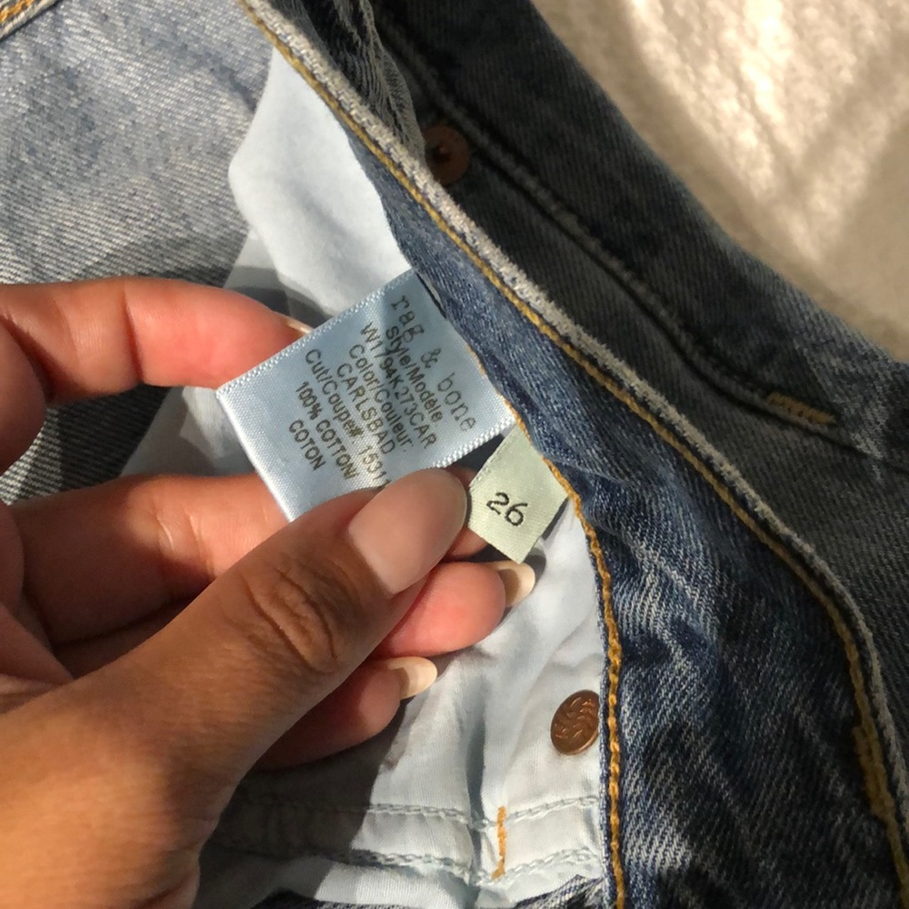 Rag & bone high rise jeans - Picture 3 of 5